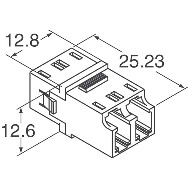 FO-EX-2LCBD1 JAE Electronics  Adaptateurs de connecteurs à fibre optique